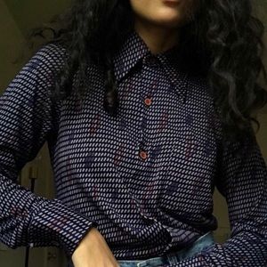 Vintage 70s Button Up
